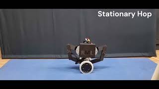 Two wheeled self balancing hopping robot based on MPCModel Predictive Control [upl. by Nicholas174]