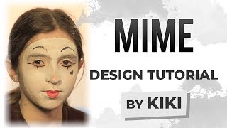 Mime Face Painting Tutorial [upl. by Enicnarf]