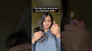 Testing heat protectant spray 😳😱‼️ashortaday straighthair shortvideo [upl. by Eannyl]