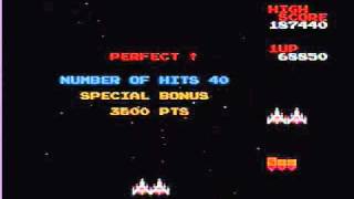 Galaga First 5 challenge stages 100  NES [upl. by Airdnek]