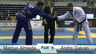 Marcus quotBuchechaquot Almeida VS Andre Galvao  Pan Championship 2013 [upl. by Ientruoc207]