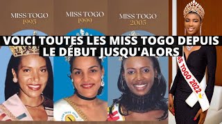 Miss Togo depuis 1995 jusquà 2022 [upl. by Atinal]