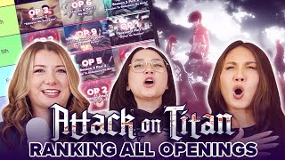 Ranking ALL ATTACK ON TITAN Openings 💥 [upl. by Gayle55]