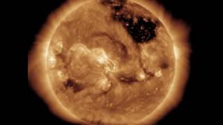 Coronal Hole on the Sun [upl. by Aicirt]