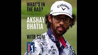 Akshay Bhatia WITB  Whats In The Bag The Travellers Championship June 2024 [upl. by Nylirem]