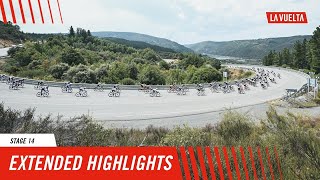 Extended Highlights  Stage 14  La Vuelta 2024 [upl. by Lonnie]