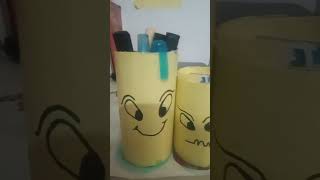 pen pencil stand paper making [upl. by Hannibal]