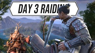 DAY 3 Survival  Myth of Empires Gameplay Solo [upl. by Cyma]