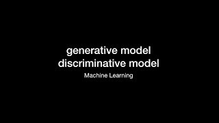 generative model vs discriminative model [upl. by Mota200]