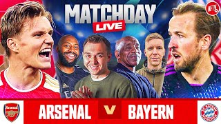 Arsenal 22 Bayern Munich  Match Day Live  Champions League [upl. by Baggs125]