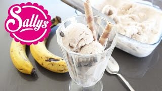 Bananeneis selber machen  mit und ohne Eismaschine  sehr cremig  auch vegan möglich  Sallys Welt [upl. by Blaire249]