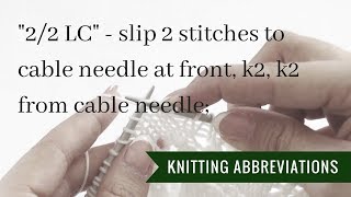 Knitting instructions 22 LC  Pattern Duchess [upl. by Lamak]