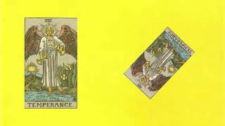 Temperance Reversed Tarot card meanings amp History of tarot cards [upl. by Ainoet]