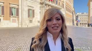 Maria Rosaria Boccia Sangiuliano al Tg1 si scusa con moglie e Meloni [upl. by Kinsman]