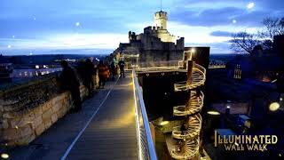 Lincoln Castles Illuminated wall walk is back [upl. by Quinn748]