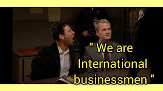 Barney amp Ted goes to philly in a business trip  how i met your mother funny scenes HIMYM jokes [upl. by Joelly]