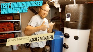 Tesy Brauchwasser Wärmepumpe Unsere Erfahrung nach 2 Monaten [upl. by Noemad528]