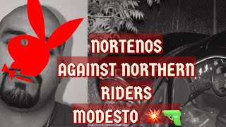 NORTENOS FROM THE MODESTO NF REGIMENT AGAINST NORTHERN RIDERS…DEADLY SHOOTOUT😳👀crimestory [upl. by Prader]