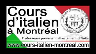 COURS DITALIEN à Montreal [upl. by Plante]