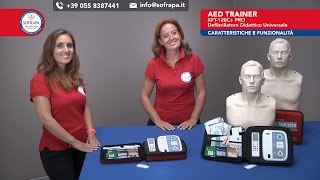 Defibrillatore didattico XFT120C AED Trainer PRO caratteristiche e funzionalità [upl. by Becket304]