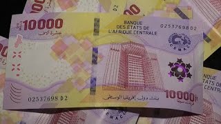 De nouveaux billets de banque pour la zone CEMAC [upl. by Asinet]