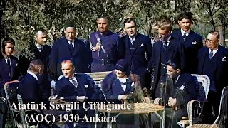 Atatürk Fransızca Konuşuyor 4K Renkli Net Ses ve Görüntüler Atatürk [upl. by Bissell]