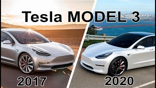 2017 vs 2020 Tesla model 3 стала еще лучше  Что изменилось за 3 года [upl. by Meaghan]