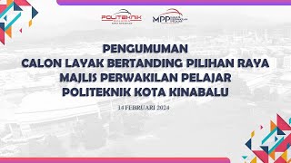 PENGUMUMAN KEPUTUSAN PILIHAN RAYA KAMPUS SESI II 20232024 [upl. by Dnarb]