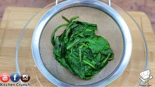 Steaming Spinach in Microwave Shorts [upl. by Notsahc]