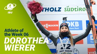 Athlete of the Week 06 Dorothea Wierer [upl. by Robena590]