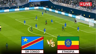 🔴Live  DR Congo vs Ethiopia I Africa Cup of Nations Qualifier Round I Full Match eFootball Pes 21 [upl. by Neelrahc]