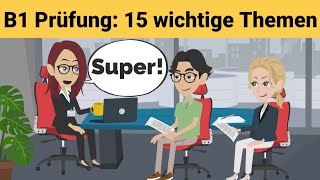 Mündliche Prüfung Deutsch B1  Gemeinsam etwas planenDialog  15 wichtige Themen  sprechen Teil 3 [upl. by Golda]