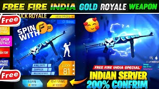 Free firr india gold royal [upl. by Inaej507]