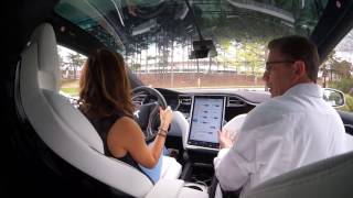 Test Driving the Tesla Model X [upl. by Jennine]