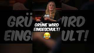 Grüne wird EINGESCHULT 😂 afd shorts [upl. by Naryk]