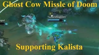 Kalista Supporting Full Gameplay  How to Support Kalista as Alistar [upl. by Golter11]