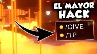 PRUEBO EL MAYOR H4CK CON GIVE Y TP DE MINECRAFT BEDROCK [upl. by Fesuy]