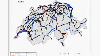 Evolution of the Switzerland rail network [upl. by Belak546]