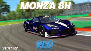 Last push before the winter break  VEC Monza 8H  Division 1  Brabham Motorsports 83 GT3 [upl. by Baskett]