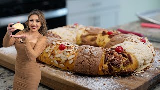 The SOFTEST EASIEST and Most Delicious ROSCA DE REYES  Three King Sweet Bread [upl. by Ailama]