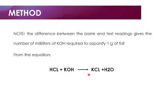 Determination of saponification Value [upl. by Atnahc]