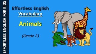 Vocabulary for Kids  Animals Grade 2 [upl. by Tomkin867]