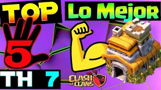 ARRASA💥 con Los MEJORES EJÉRCITOS Ayuntamiento 7 Tú MEJOR ATAQUE Para GUERRA  TH7 Clash Of Clans [upl. by Sara]