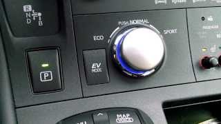 Lexus CT200h  EV Mode ExplanationSave Money on Gas [upl. by Selemas]