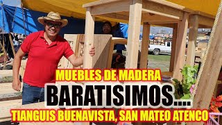 Mercado de Muebles de Madera Muy Baratos San Mateo Atenco México [upl. by Shakti]