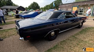 Brooklands American Day 2024 1969 Plymouth Sport Satellite and a Corvette C7 [upl. by Ellened]