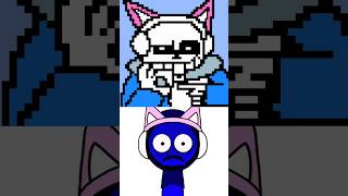 same headset 3 animation sans undertale sprunki memes [upl. by Eilema]