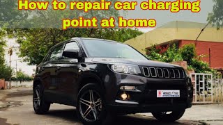 How to repair car charging point at home  car ka charging point ghar par kaise thik kare modified [upl. by Charin]