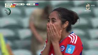 Chile 12 Haití  Repechaje Mundial Femenino 2023  Goles y minutos finales  CHV Deportes  60fps [upl. by Eciram]