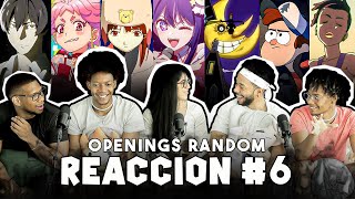 Reaccionando a Openings RANDOM  PARTE 6 [upl. by Ciredor]